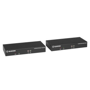 Black Box KVXLCHF-100-SFP-BUN1 KVM Extender Kit Bundle, 4K, HDMI, USB 2.0, Serial, Audio, Local Video